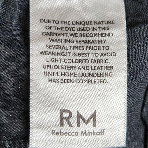 Rebecca Minkoff Jeans Womens 20W Washed Black Jeweled Skinny Plus Size Denim - Picture 12 of 12